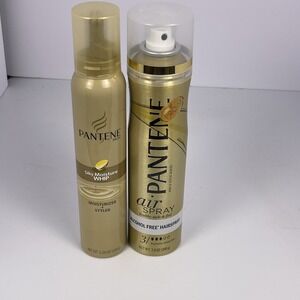 Pantene Air‎ Spray 3 7oz and Silky Moisture Whip 5.29 oz